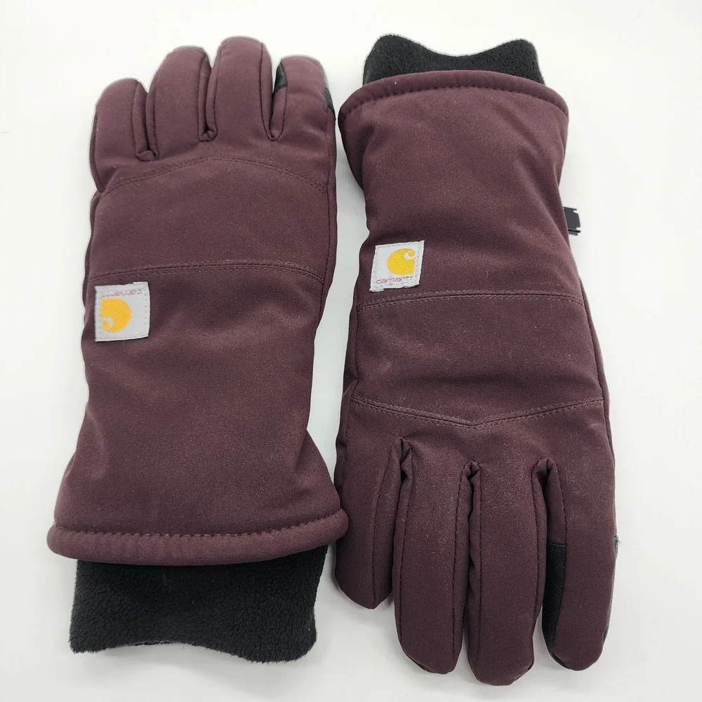 Carhartt GL0811W Storm Defender Womens Medium Insulated Gloves Blackberry EUC